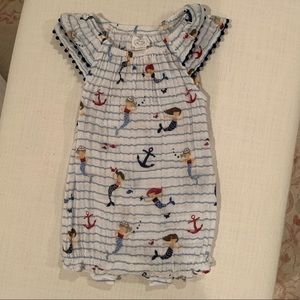 Mermaid Muslin Onesie